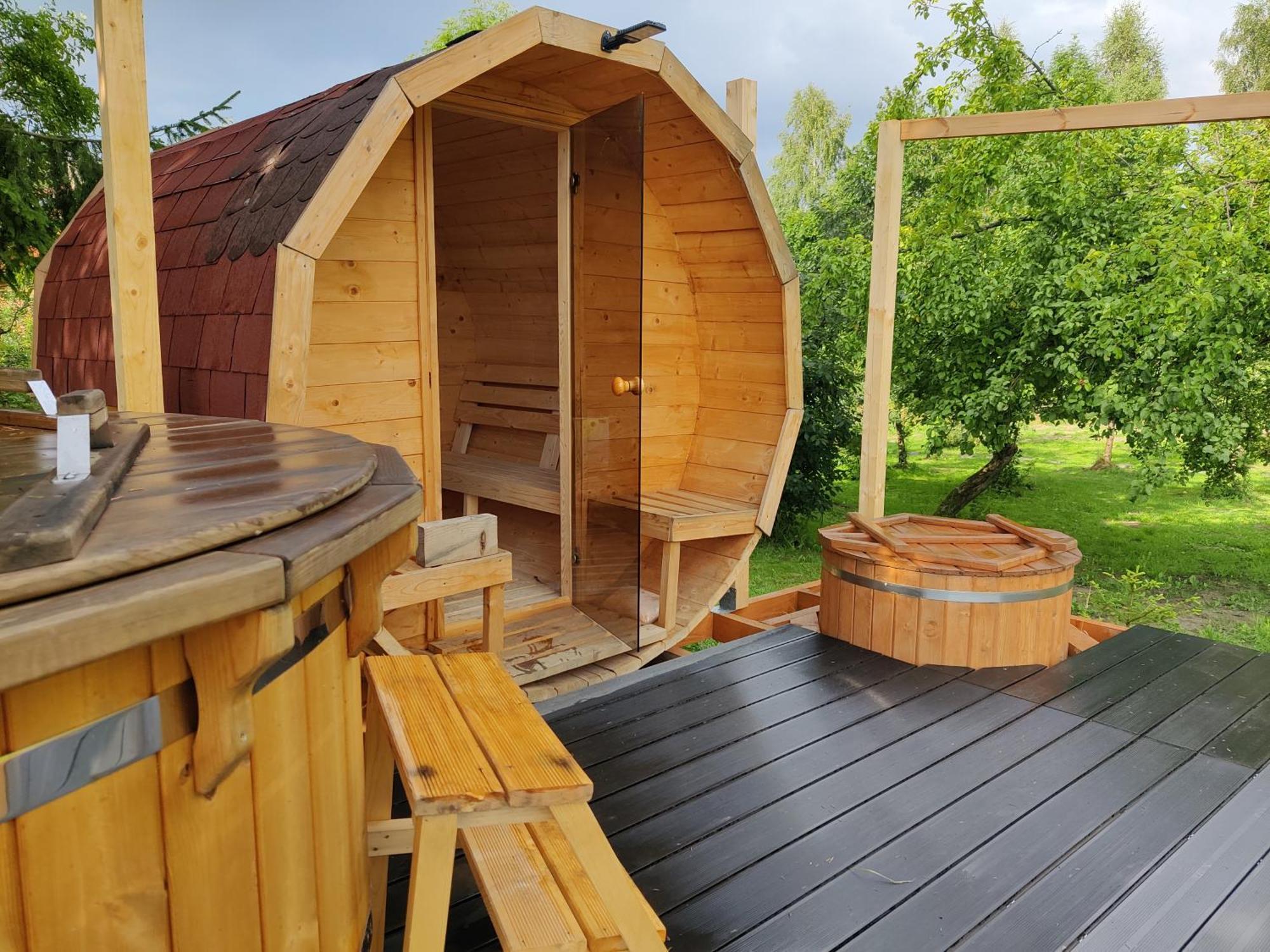 Osada Karszewo, Sauna Bania, Ryby Buitenkant foto