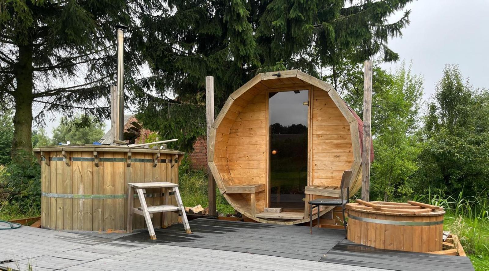 Osada Karszewo, Sauna Bania, Ryby Buitenkant foto
