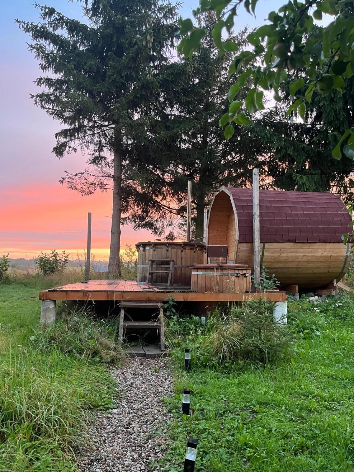 Osada Karszewo, Sauna Bania, Ryby Buitenkant foto